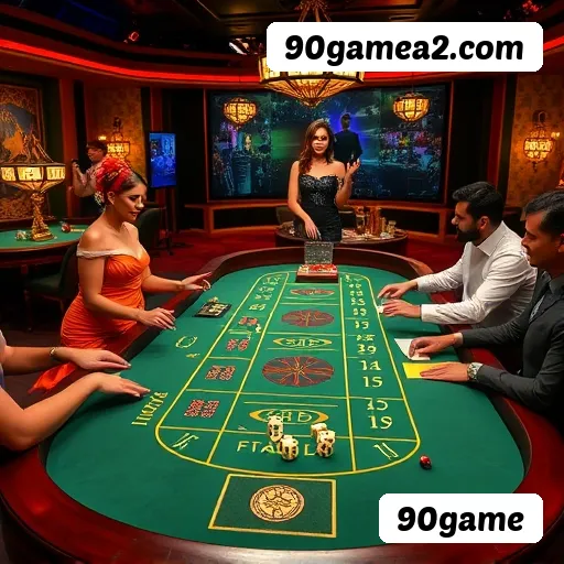 Roleta e blackjack 90game