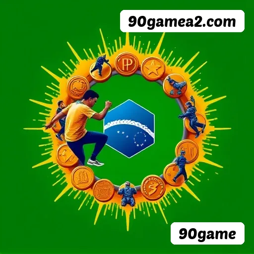 Aplicativo móvel 90game para iOS e Android